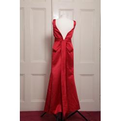 Red Satin Prom / Bridesmaid Dress Size 10 NEVER WORN