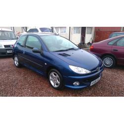 PEUGEOT 206 1.4 VERVE. 3 DOOR HATCHBACK,