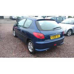 PEUGEOT 206 1.4 VERVE. 3 DOOR HATCHBACK,