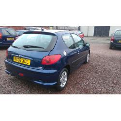 PEUGEOT 206 1.4 VERVE. 3 DOOR HATCHBACK,