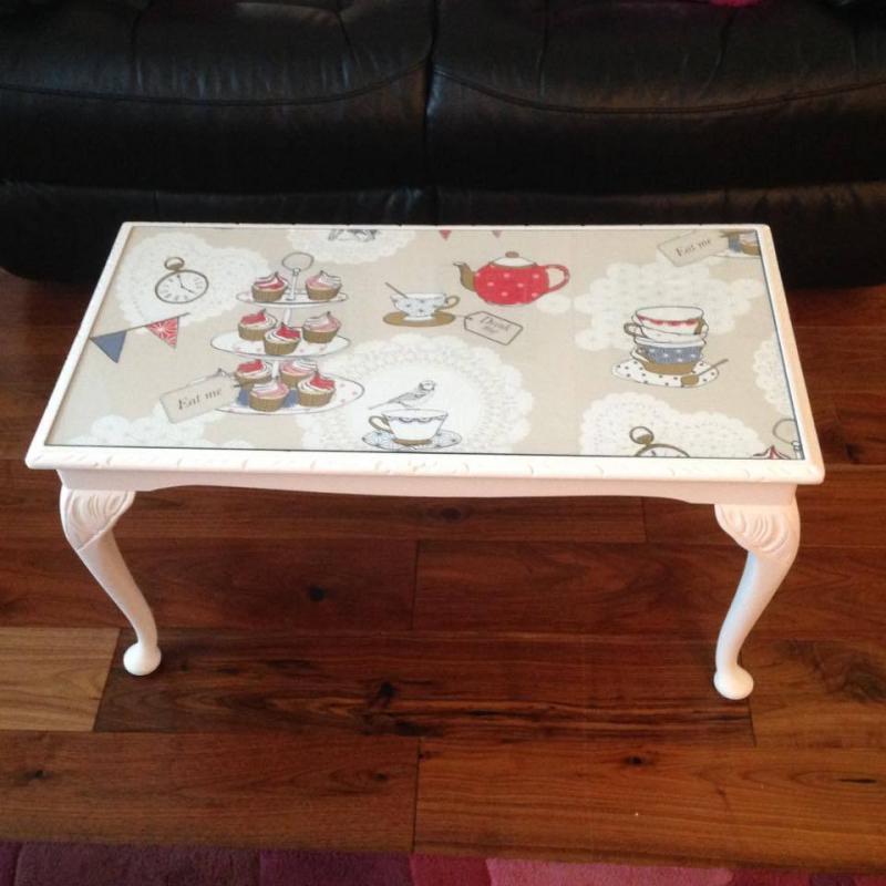 "TIME FOR TEA" OBLONG COFFEE TABLE