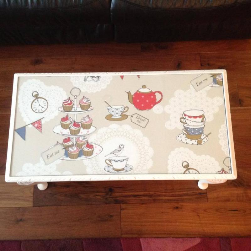 "TIME FOR TEA" OBLONG COFFEE TABLE