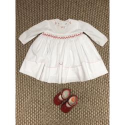 Sarah Louise dress and Andanines shoes