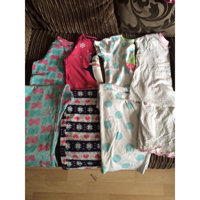 6-7yrs pyjamas girls bundle