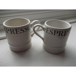 WHITTARDS PAIR OF EXPRESSO MINI CUPS