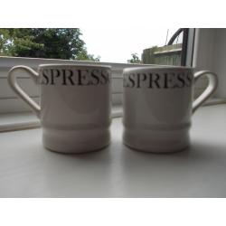 WHITTARDS PAIR OF EXPRESSO MINI CUPS