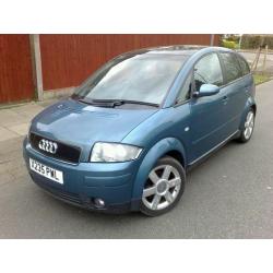 AUDI A2 1.4 SE 9 MONTHS MOT SERVICE HISTORY