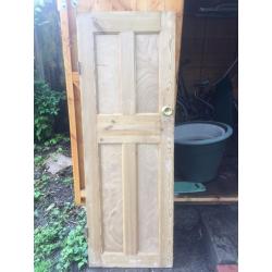 Solid wood 1930s door