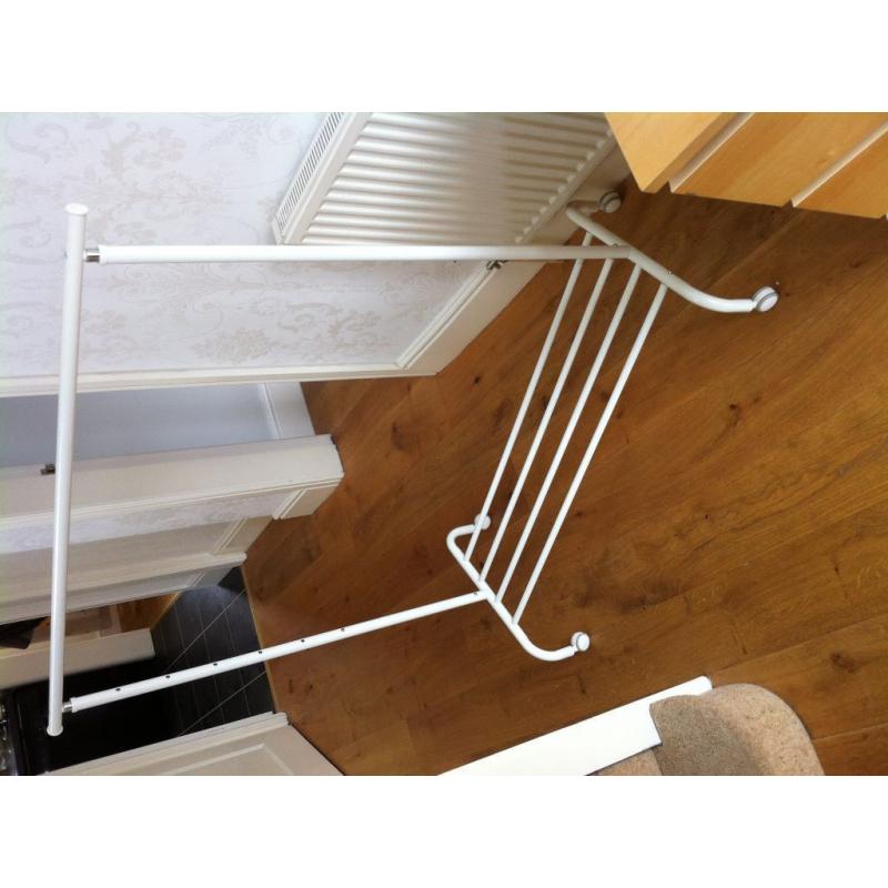 IKEA RIGGA white clothes rack