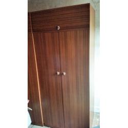 2 x Avalon double wardrobes on castors , dismantled ready for collection. Can seperate.