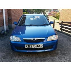 2000 MAZDA 323F 5 DOOR 1.3i, FULL YEAR MOT, DRIVING PERFECT - TRADE IN P/X WELCOME