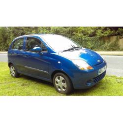 2007 Chevrolet MATIZ 995cc manual 5 door hatch, new mot , p/x larger car, cash either way