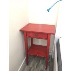 IKEA Red Hemnes Nightstand