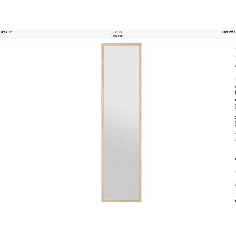 Stave large free standing mirror