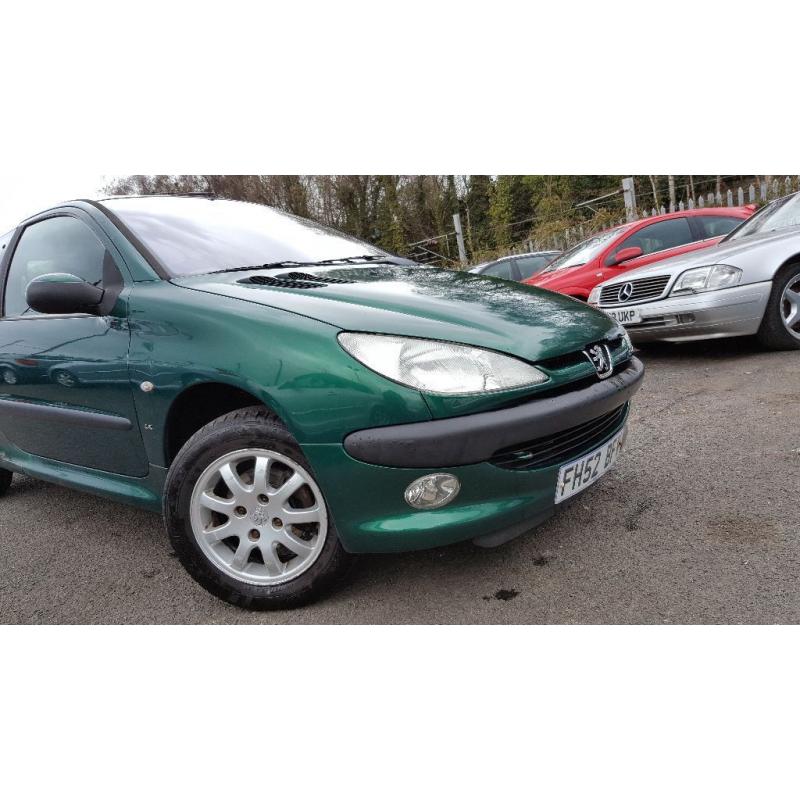 Peugeot 206 1.4 LX 3++ MOT FEB 17+JUST SERVICED++1 PREVIOUS OWNER++6 MONTH WARRANTY INCLUDED