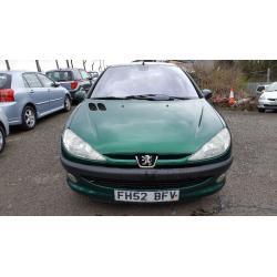 Peugeot 206 1.4 LX 3++ MOT FEB 17+JUST SERVICED++1 PREVIOUS OWNER++6 MONTH WARRANTY INCLUDED