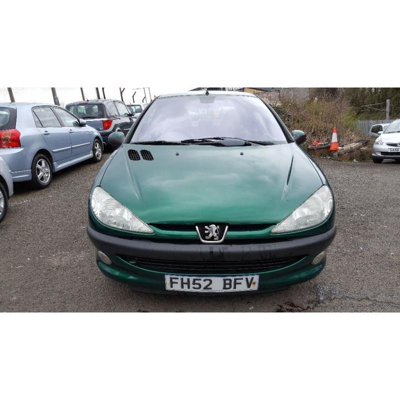 Peugeot 206 1.4 LX 3++ MOT FEB 17+JUST SERVICED++1 PREVIOUS OWNER++6 MONTH WARRANTY INCLUDED