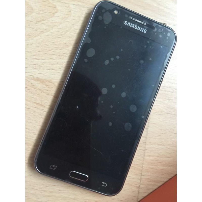 Samsung j5 mobile screen is black