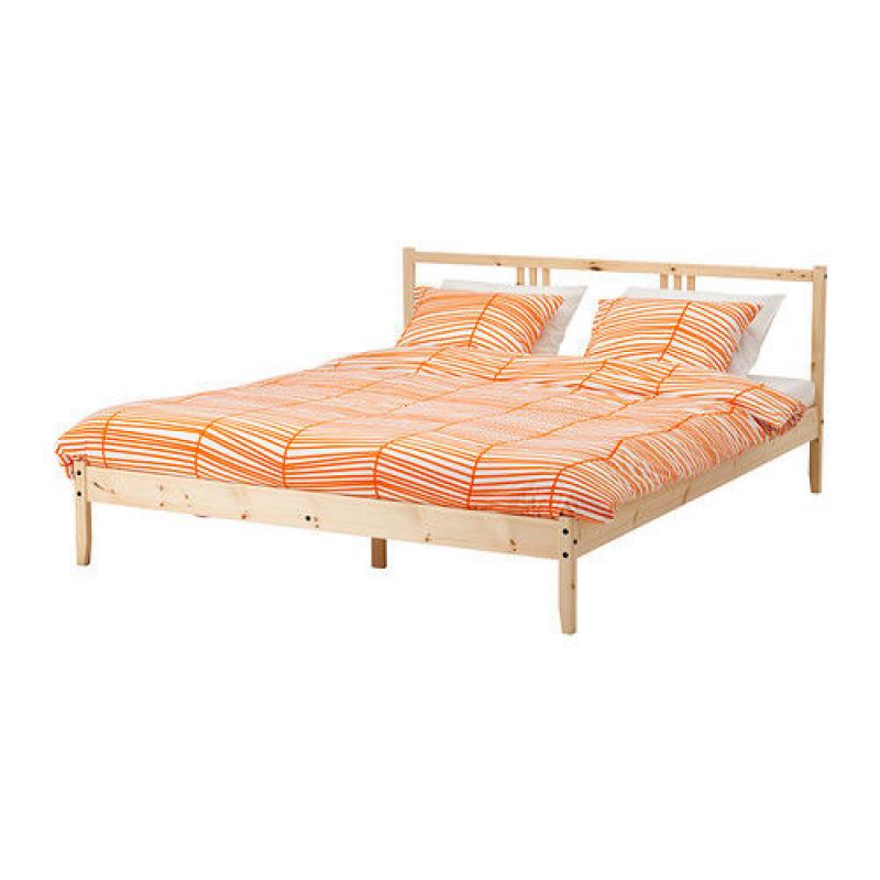 Ikea Fjellse double bed frame