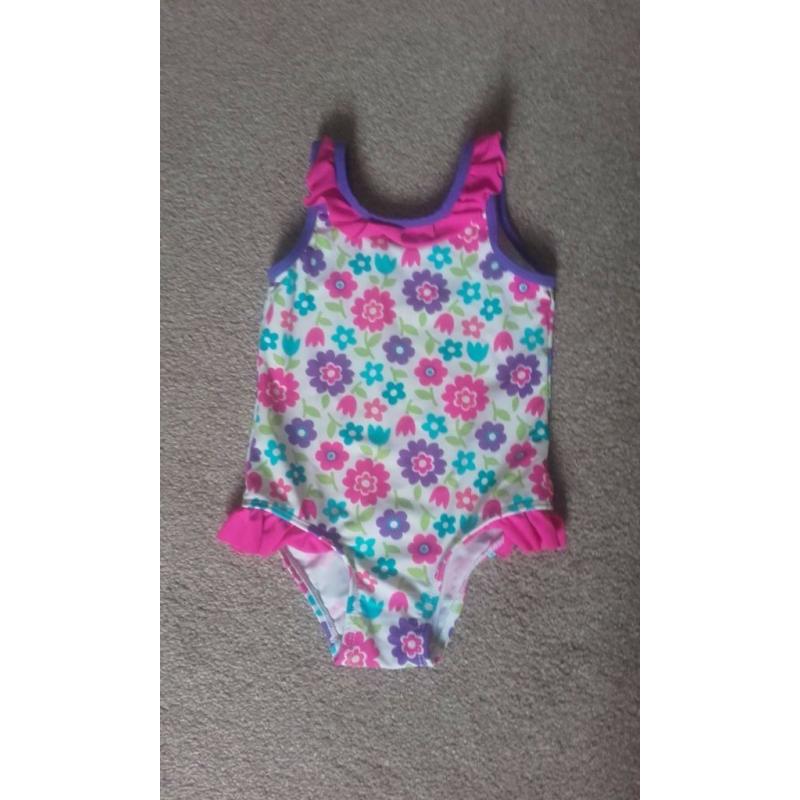 Swimming costume 24-36 months but on small side (more like 18-24 months)