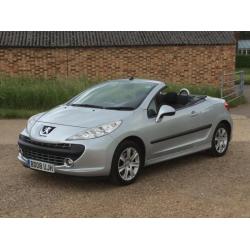 2008 Peugeot 207 CC 1.6 16v Sport 70,800 Miles Full Peugeot History