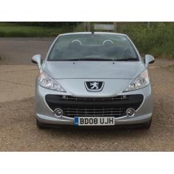 2008 Peugeot 207 CC 1.6 16v Sport 70,800 Miles Full Peugeot History