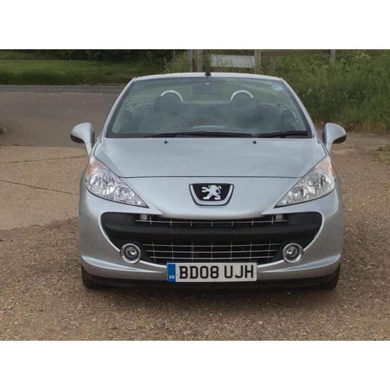 2008 Peugeot 207 CC 1.6 16v Sport 70,800 Miles Full Peugeot History