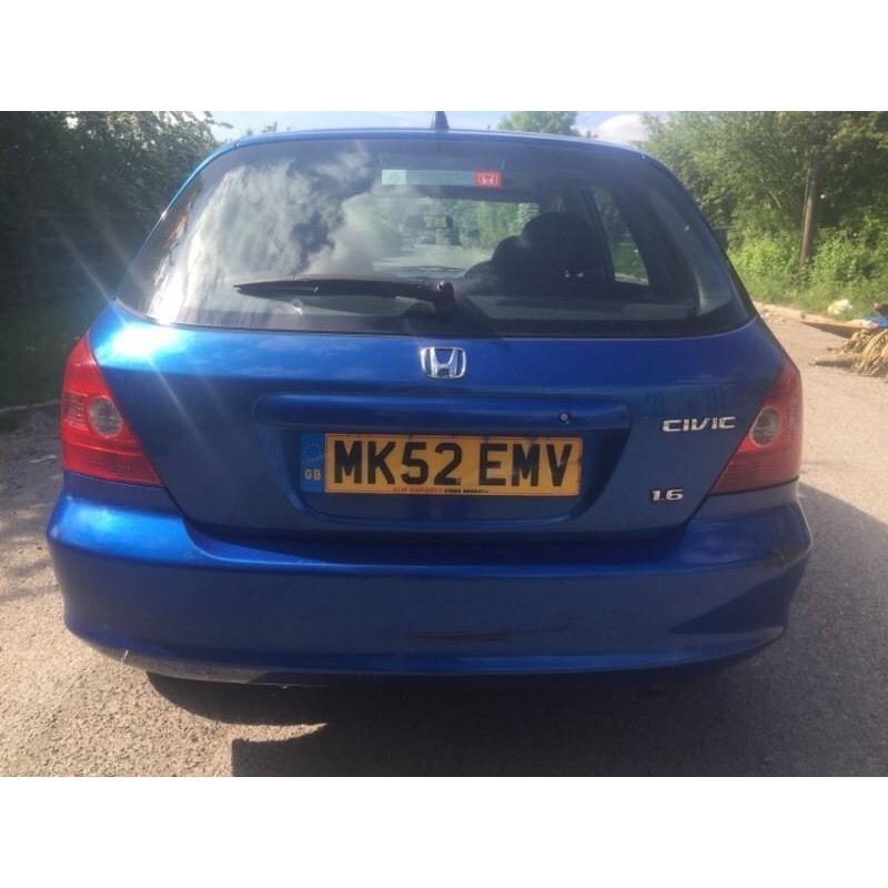 Honda Civic auto executive leather 1 year mot