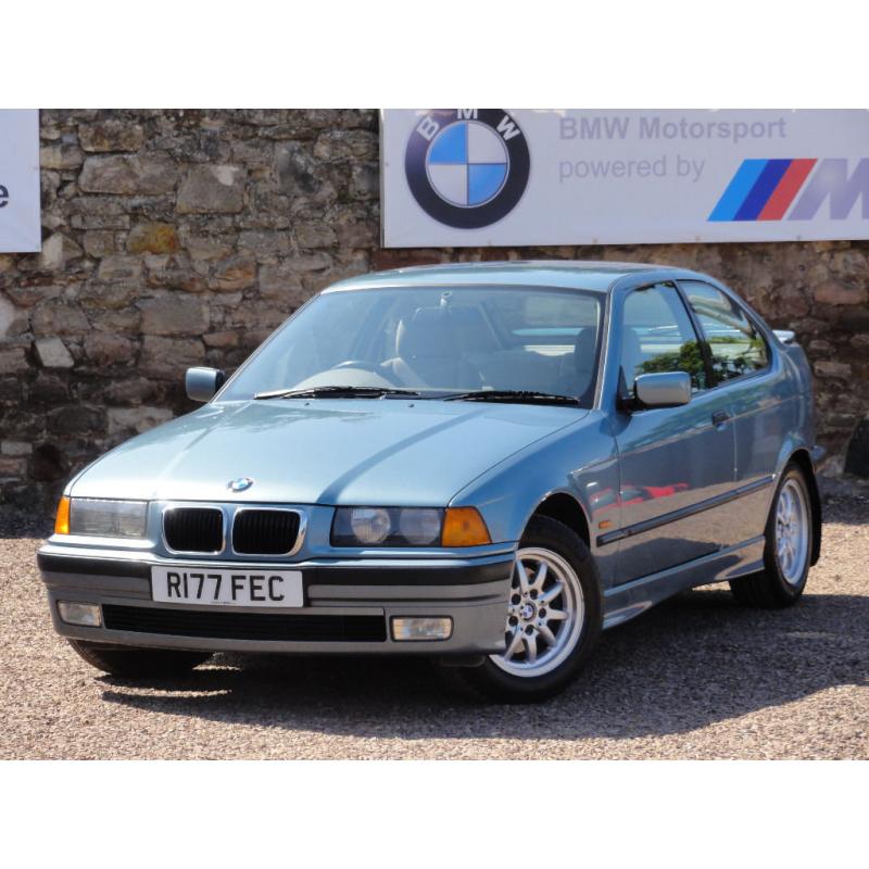 BMW E36 316i Compact, Only 79k Miles, 1997 / R Reg, Manual, 2 Owners, MOT: 1 Year