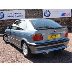 BMW E36 316i Compact, Only 79k Miles, 1997 / R Reg, Manual, 2 Owners, MOT: 1 Year