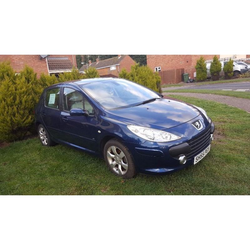 peugeot 307 1.6 petrol hatchback 2005 years new MOT