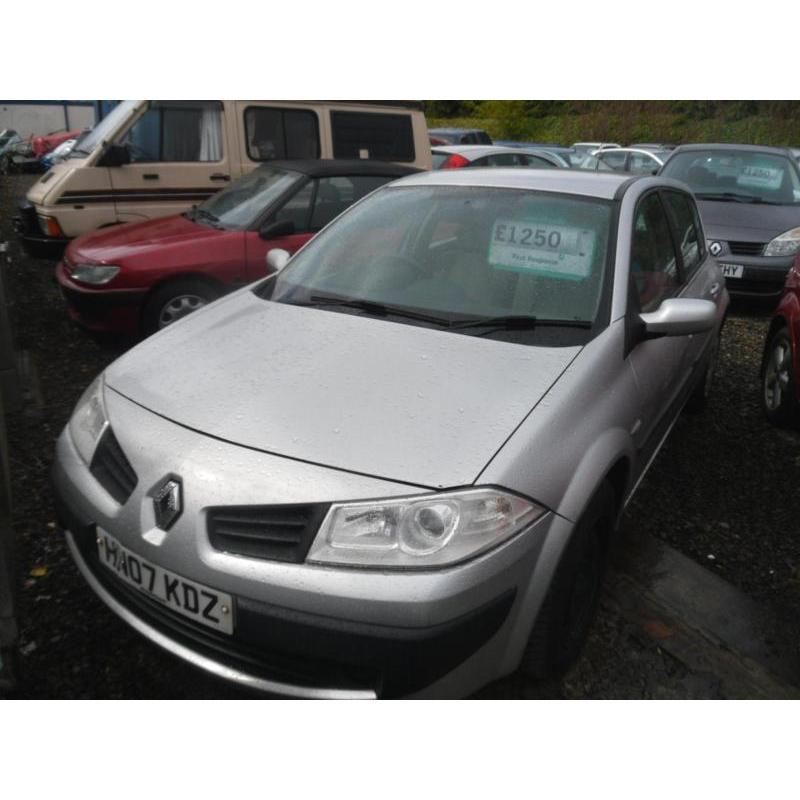 2007 RENAULT MEGANE 1.6 VVT Expression FREE 3 MONTHS WARRANTY