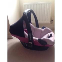 Maxi cosi car seat pink