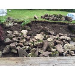 Rocks for rockery