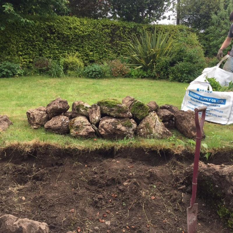 Rocks for rockery