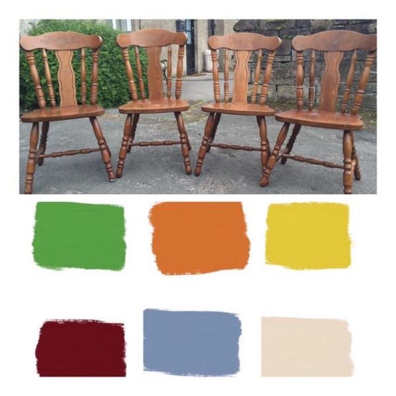 Farmhouse chairs - choose your own colours