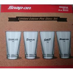 Snap on pint glasses