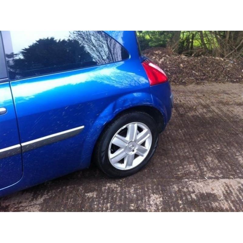 Renault Megane 1.6 Dynamique short mot Spares/Repair