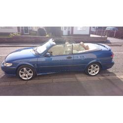 Saab 9-3 2.0 SE Turbo convertible with only 74k and new clutch and turbo