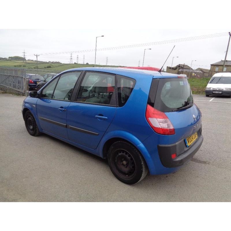 2004 RENAULT MEGANE SCENIC 1.4 EXPRESSION 16V 5 DOOR HATCHBACK BLUE