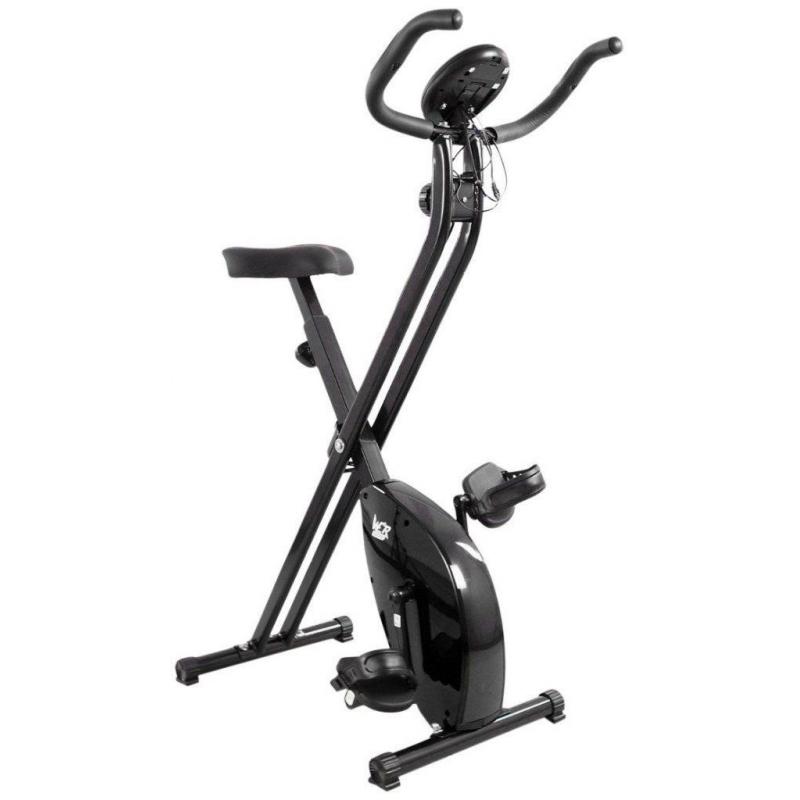 Folding Pink Exercise Bike