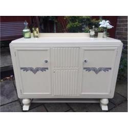 Art Deco dresser with fun swivel drinks cabinet