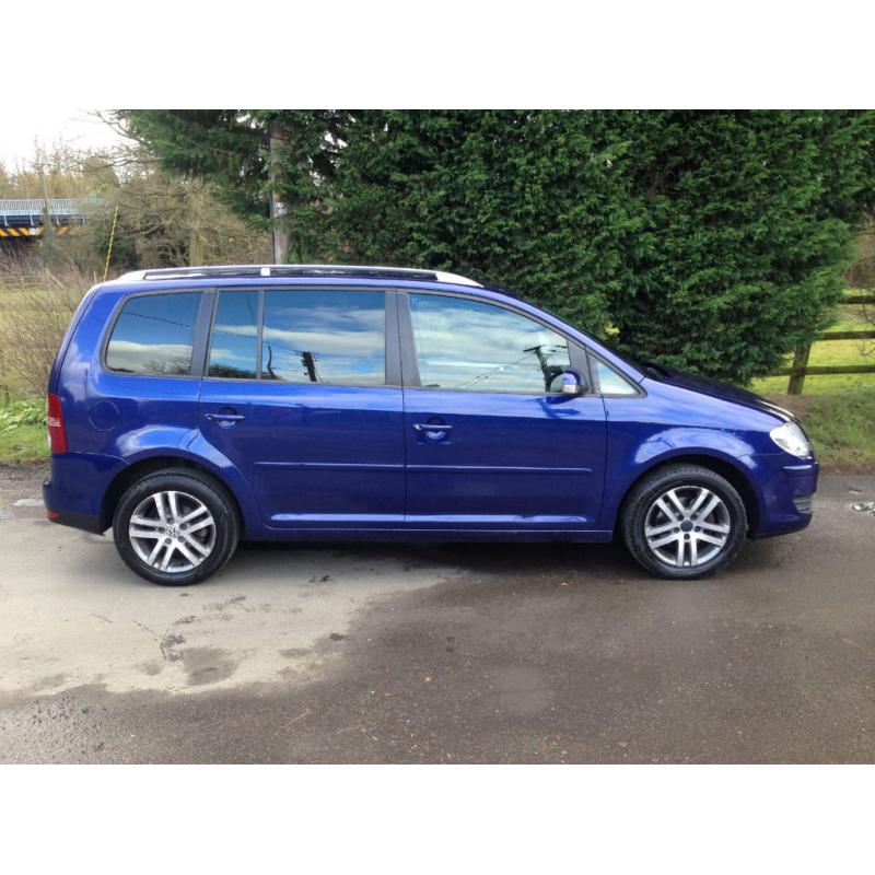 2007 VOLKSWAGEN TOURAN Diesel 1.9TDI 7 SEATER full service history**TOW KEYS**