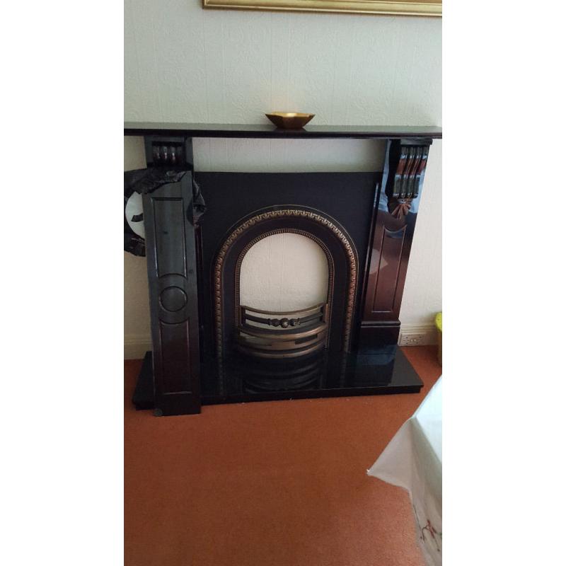 Granite Fireplace