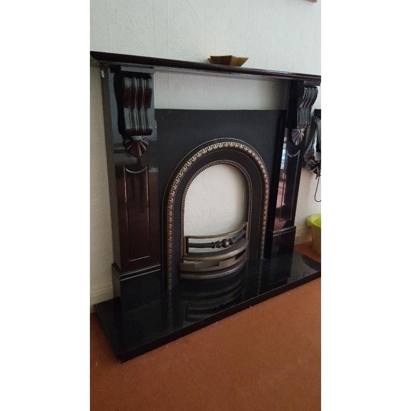 Granite Fireplace