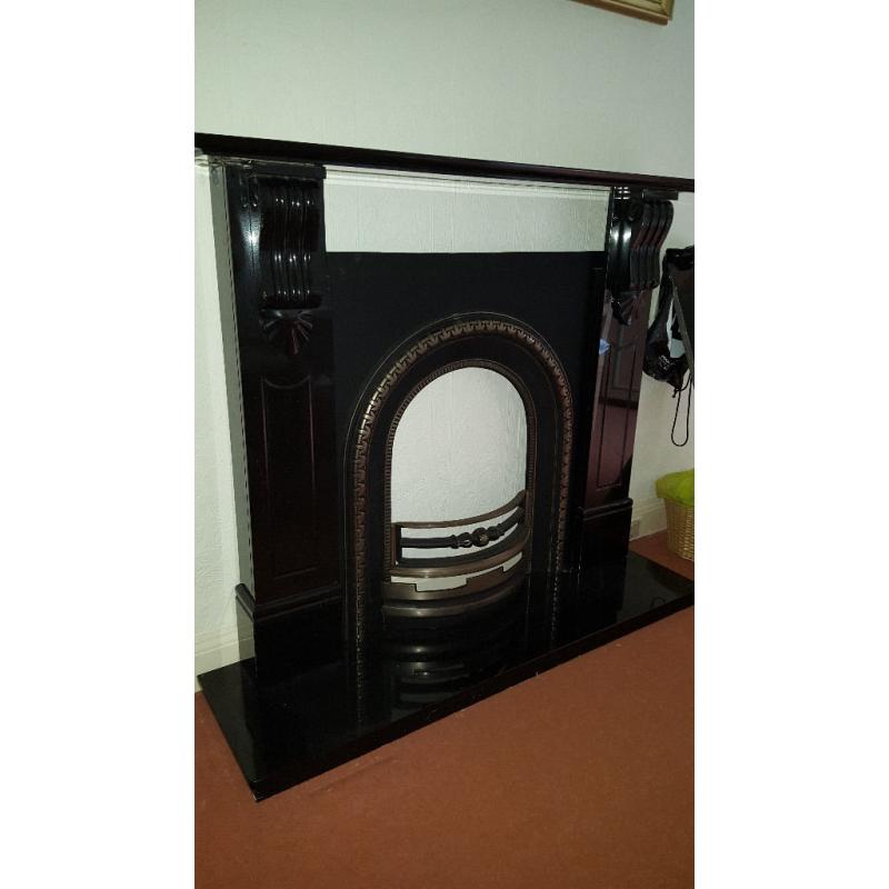 Granite Fireplace