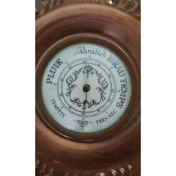 Stunning French Barometer in copper, perfect fathers day present