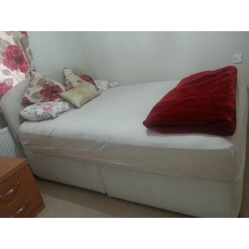 For sale: King size Divan bed with mattress