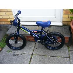 BOYS 14" WHEEL BIKE IN GOOD WORKING ORDER AGE 4+