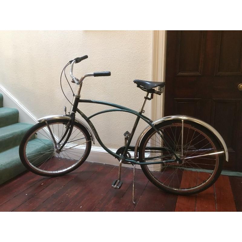 Classic Bike - Schwinn Cruiser Deluxe - Racing Green / Chrome - Great Condition - Ready to go...